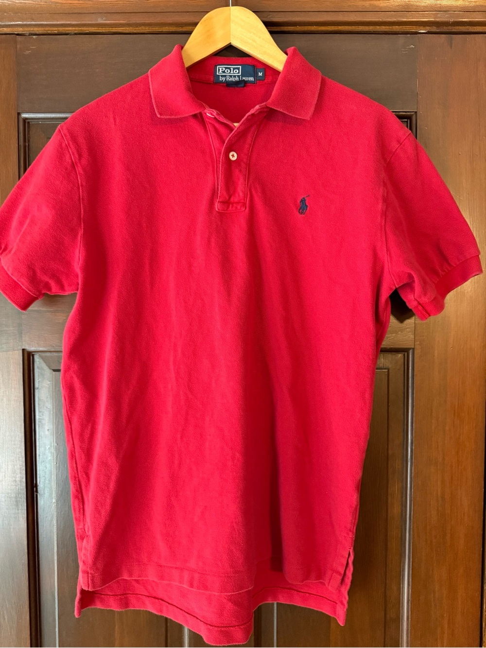 Ralph Lauren Men’s Red Polo with Navy Pony